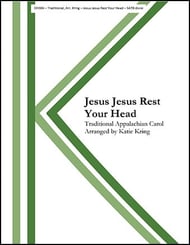 Jesus Jesus Rest Your Head SATB choral sheet music cover Thumbnail